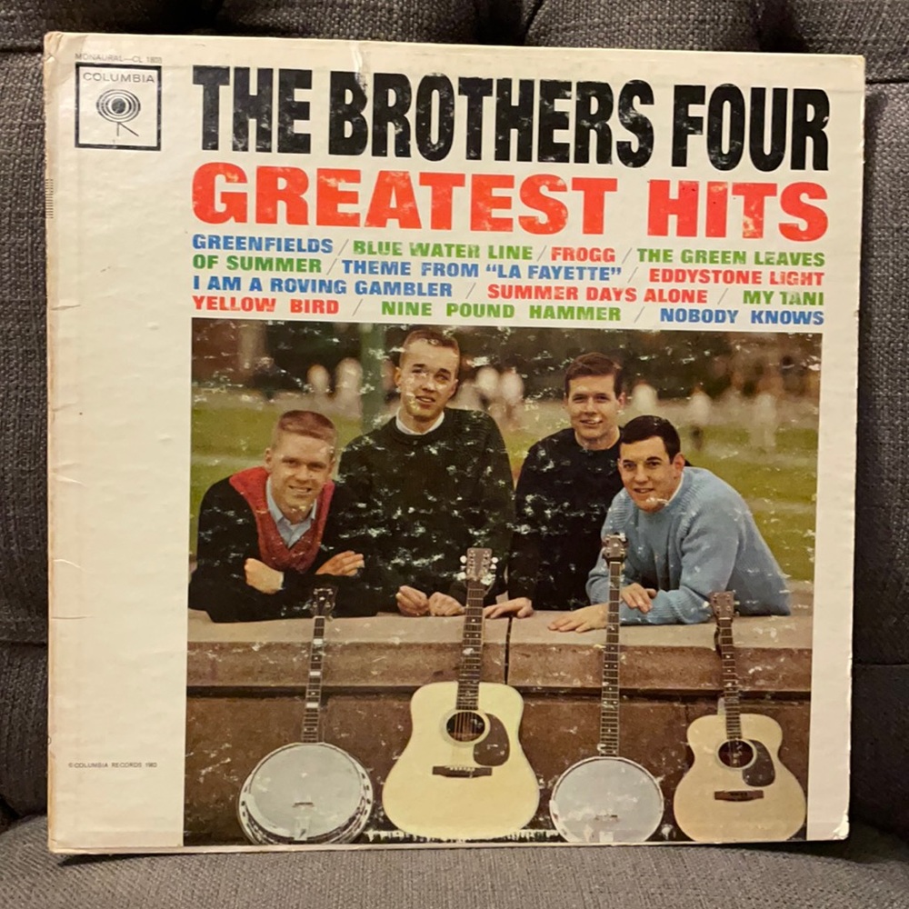 1962 The Brothers Four Greatest Hits vinyl